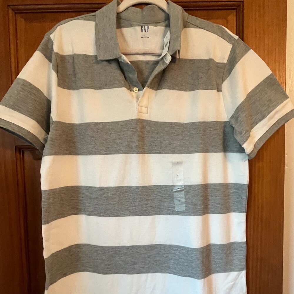 Gap Mens Polo Shirt, Size L, NWT